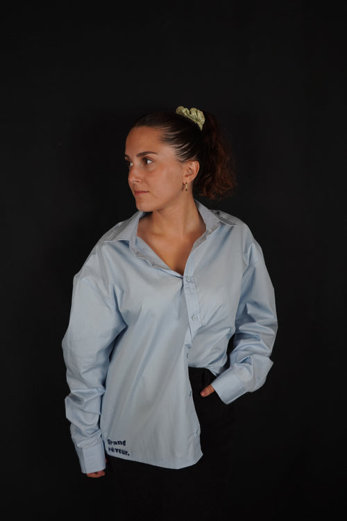 Chemise carée " lagon "
