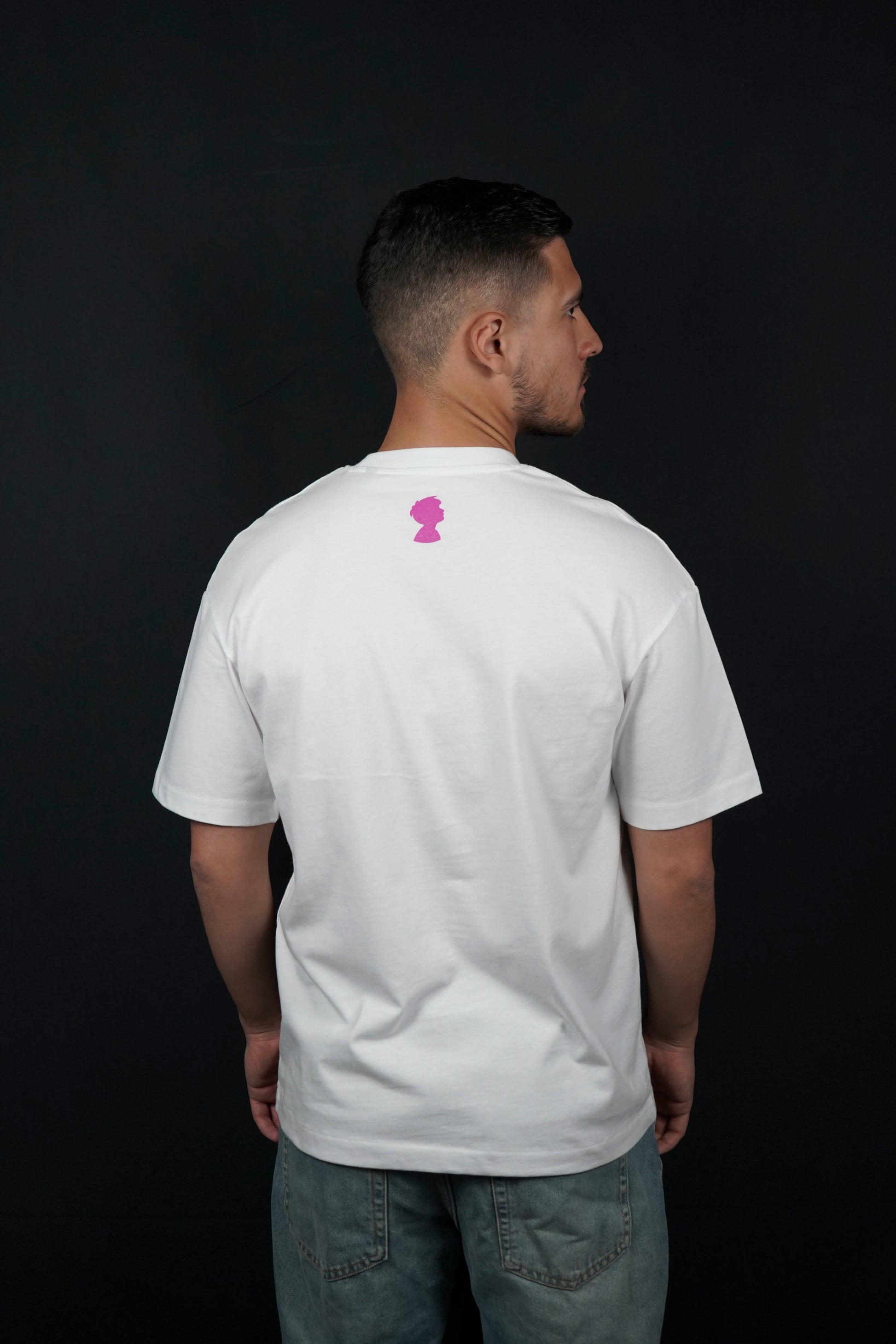 Tee-shirt oversize " rose "