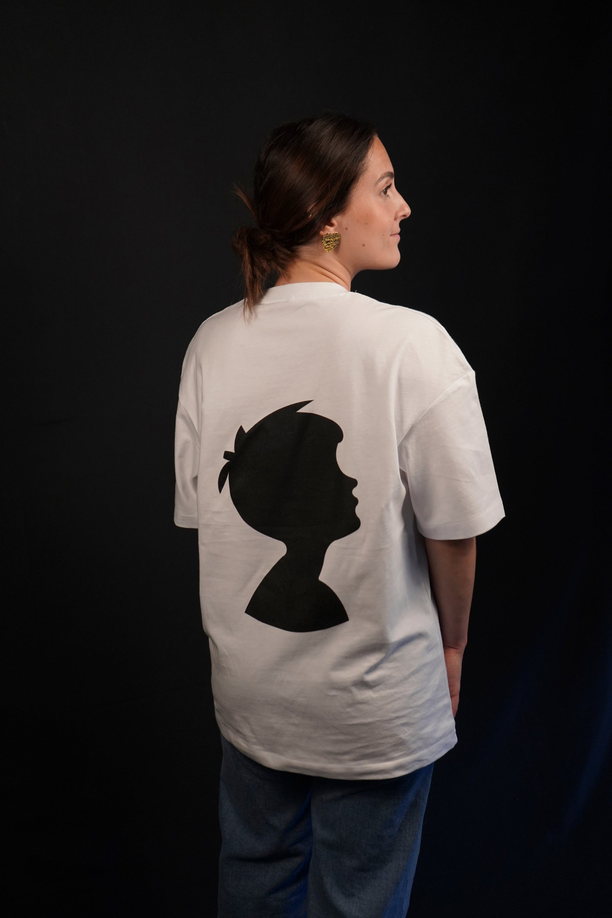 Tee-shirt oversize " typewriter "