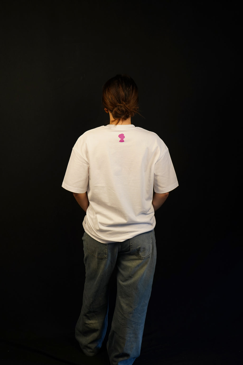 Tee-shirt oversize " rose "